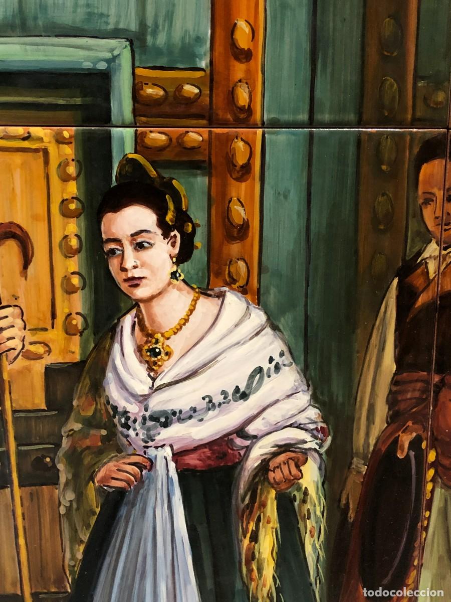 Antig&uuml;edades: gran panel de azulejos el tribunal de las aguas, valencia - Foto 8