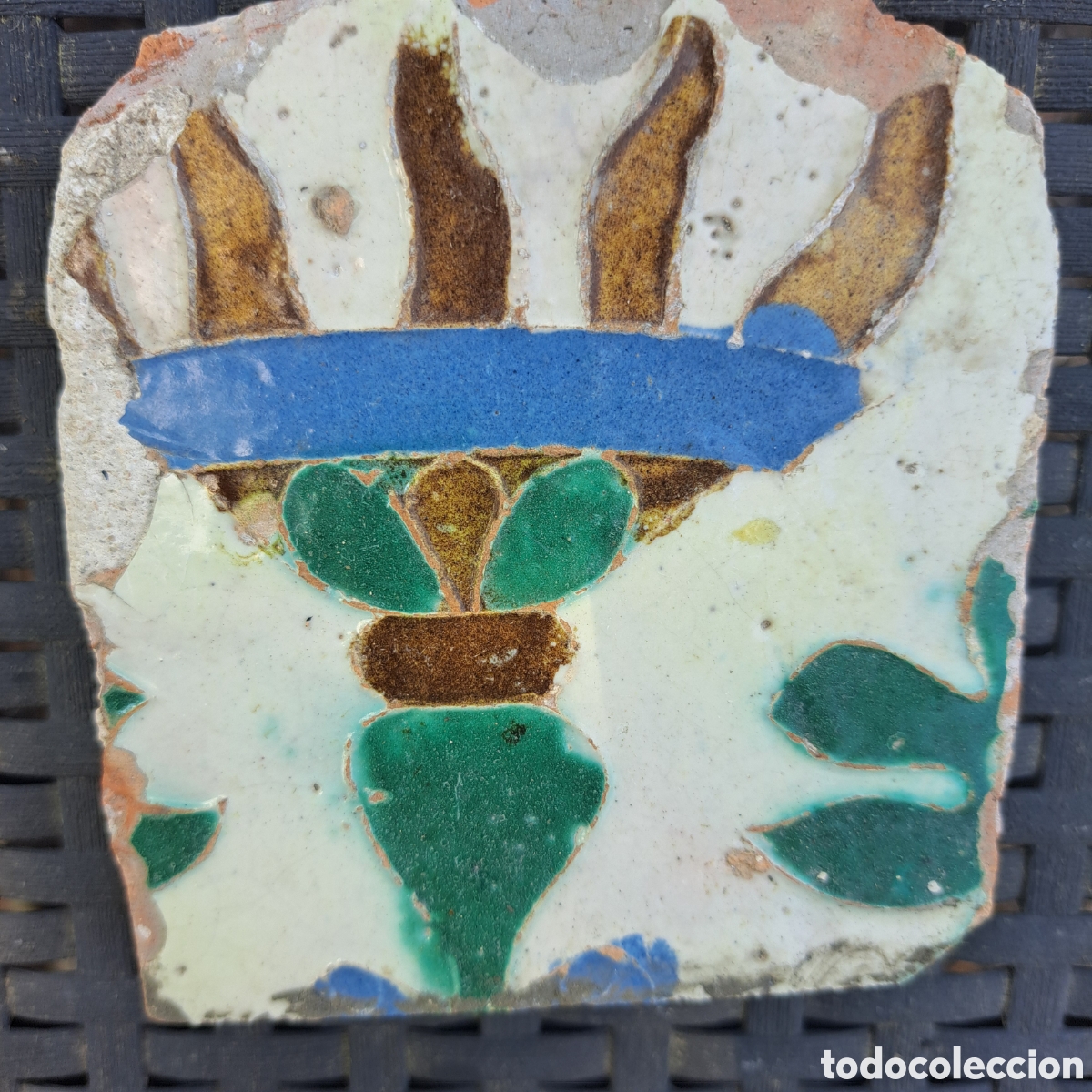 Antig&uuml;edades: Azulejo. Toledo. Siglo XVI - Foto 1