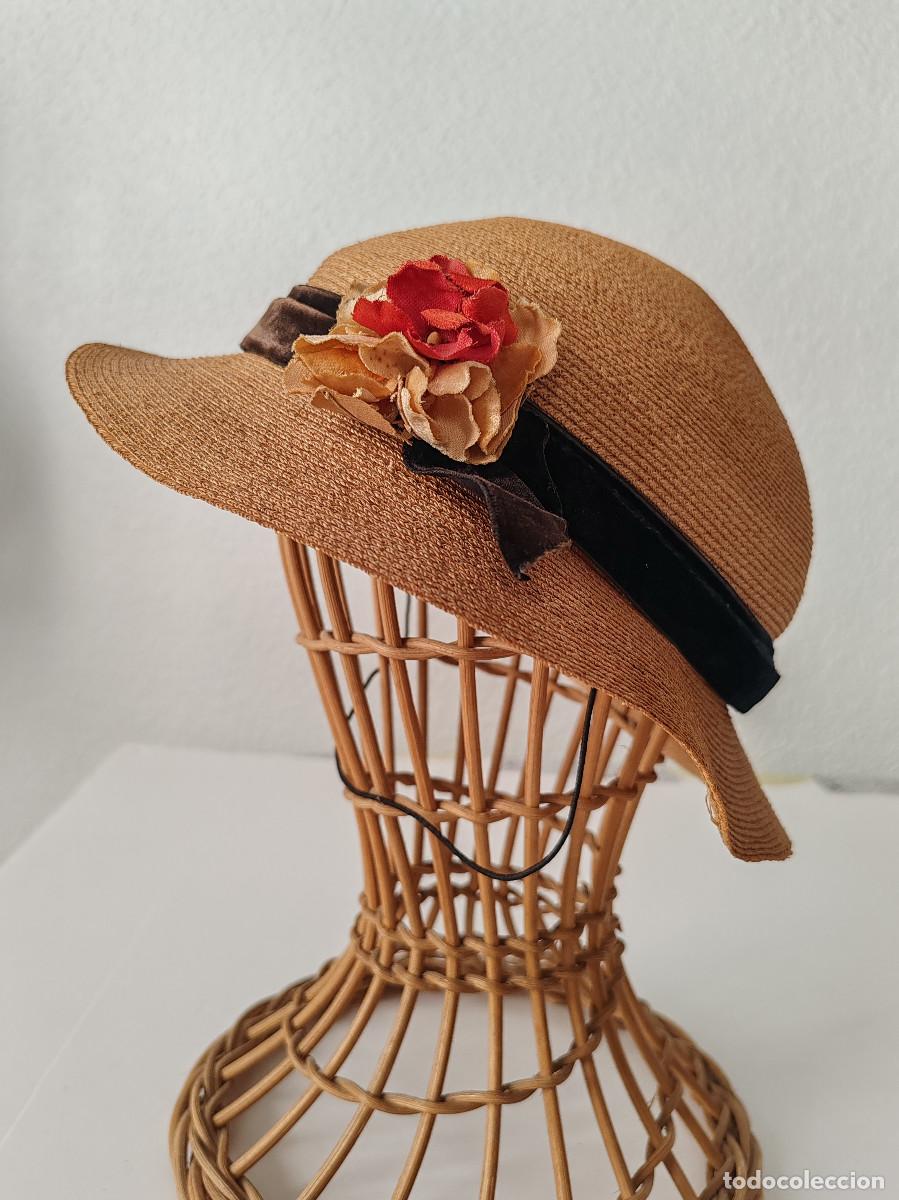Antig&uuml;edades: ANTIGUO SOMBRERO DE MUJER - Foto 1