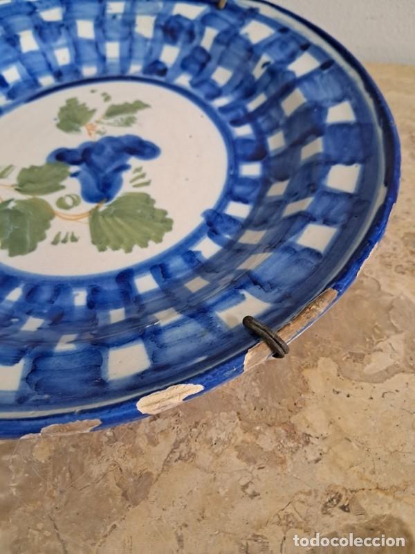Antig&uuml;edades: PLATO DE MANISES S. XIX - Foto 2
