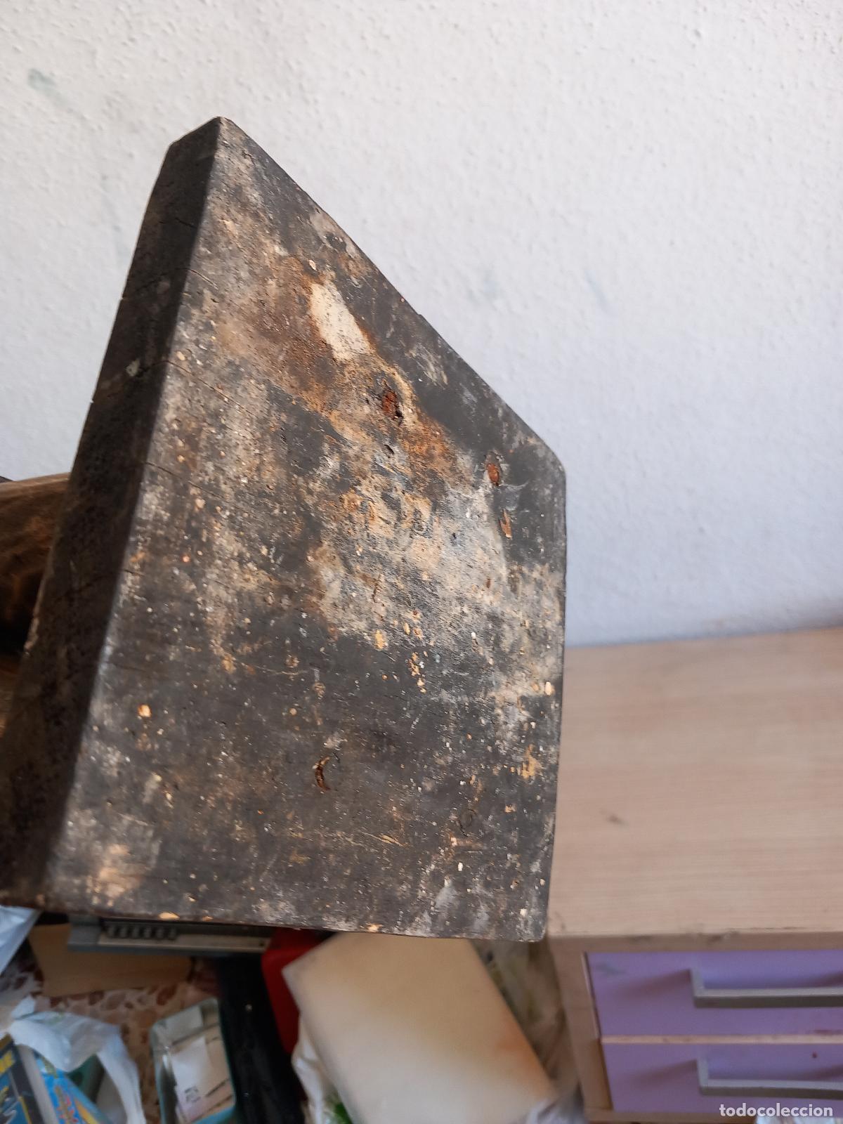 Antig&uuml;edades: TALLA DE MADERA 80 CM - Foto 14