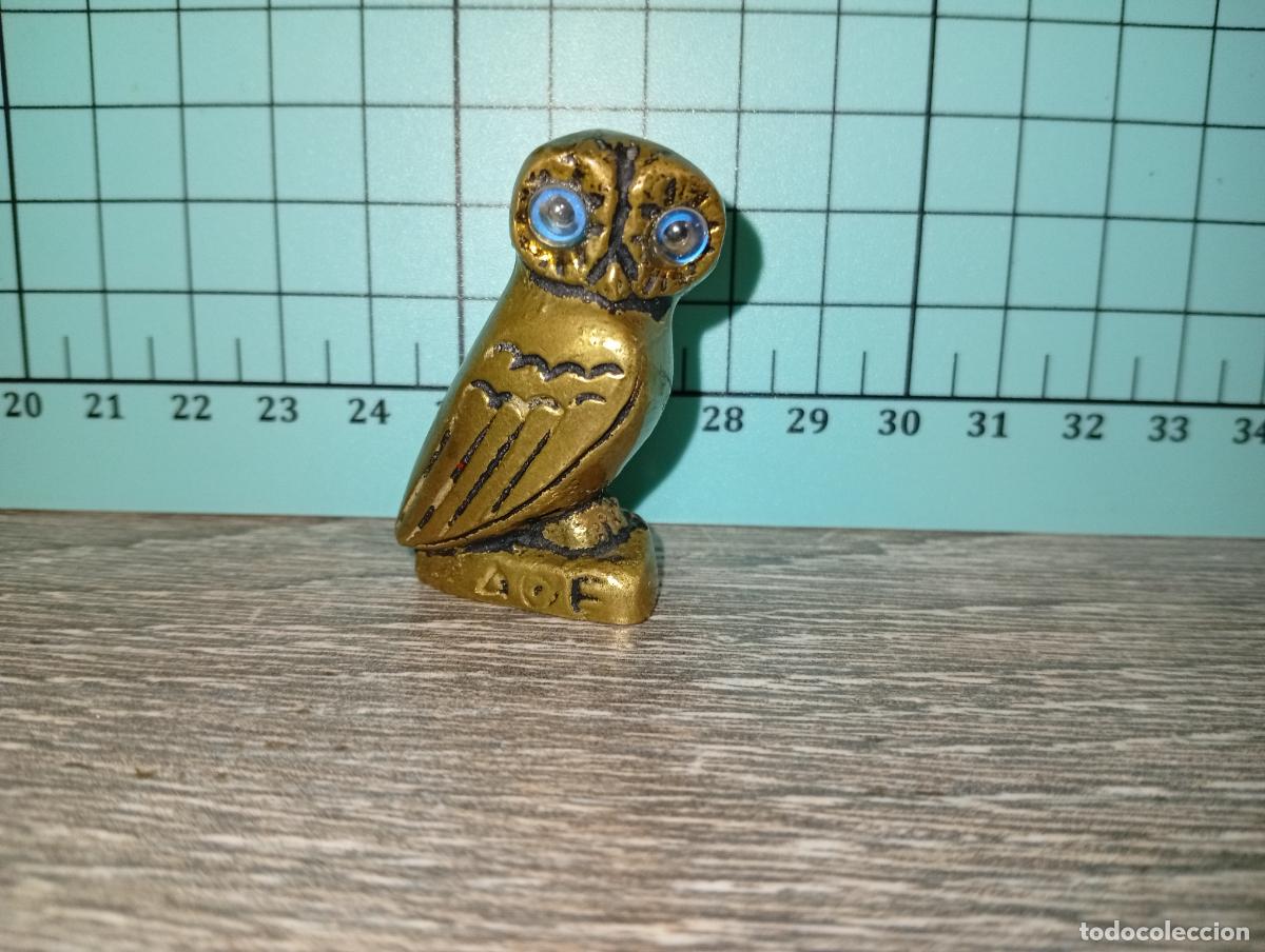 Antig&uuml;edades: Peque&ntilde;o B&uacute;ho de bronce macizo - Foto 2