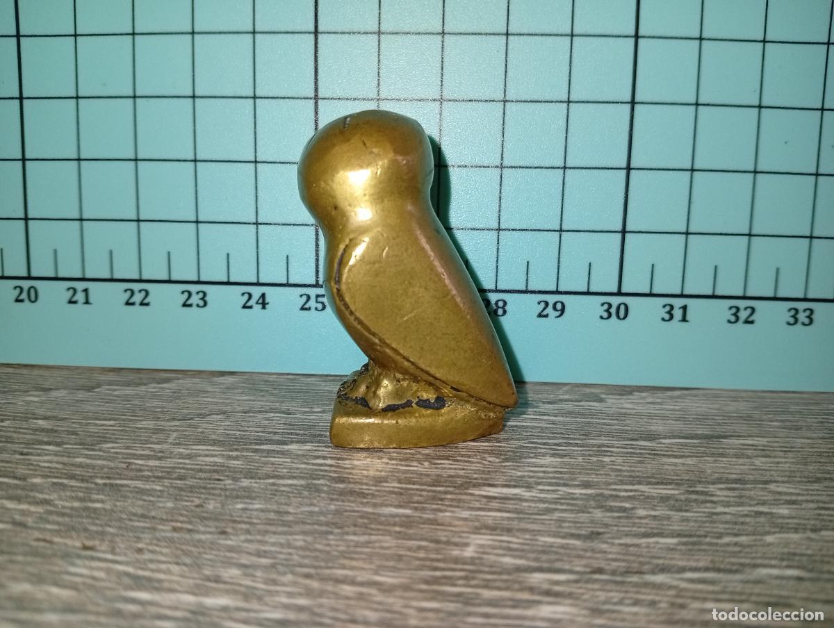 Antig&uuml;edades: Peque&ntilde;o B&uacute;ho de bronce macizo - Foto 4