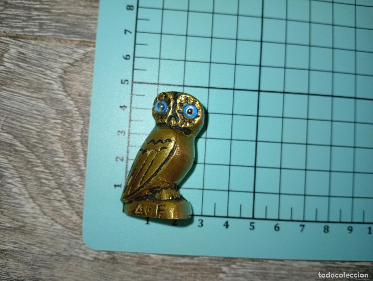 Antig&uuml;edades: Peque&ntilde;o B&uacute;ho de bronce macizo - Foto 6