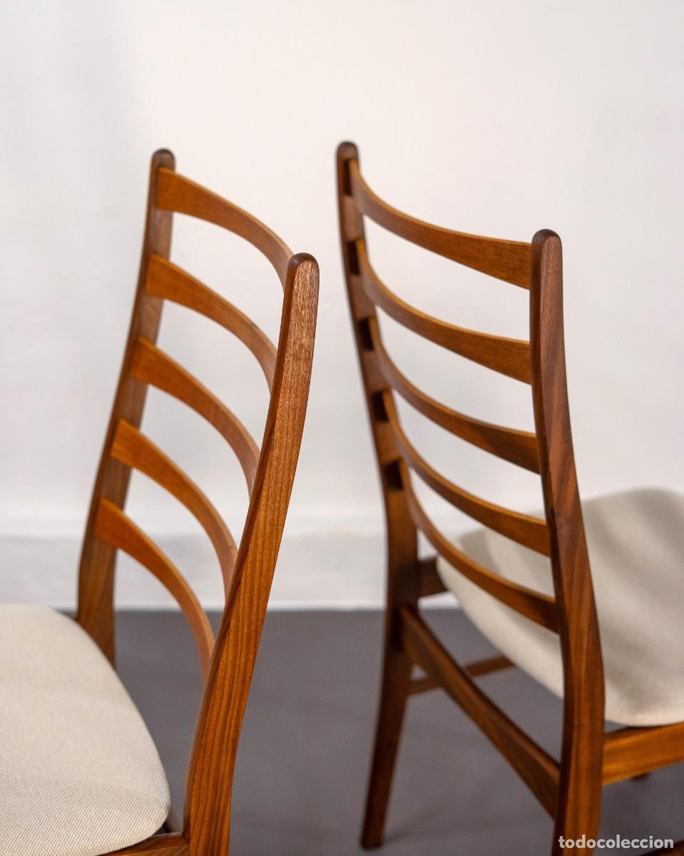 Antig&uuml;edades: Set de 2 Sillas Danesas en Teca, 1960 - Foto 7