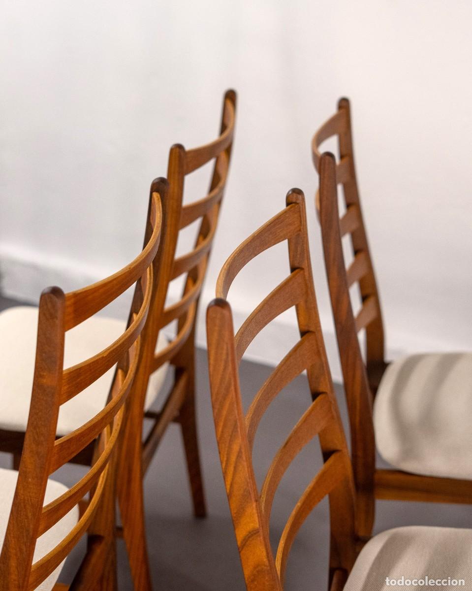 Antig&uuml;edades: Set de 2 Sillas Danesas en Teca, 1960 - Foto 11