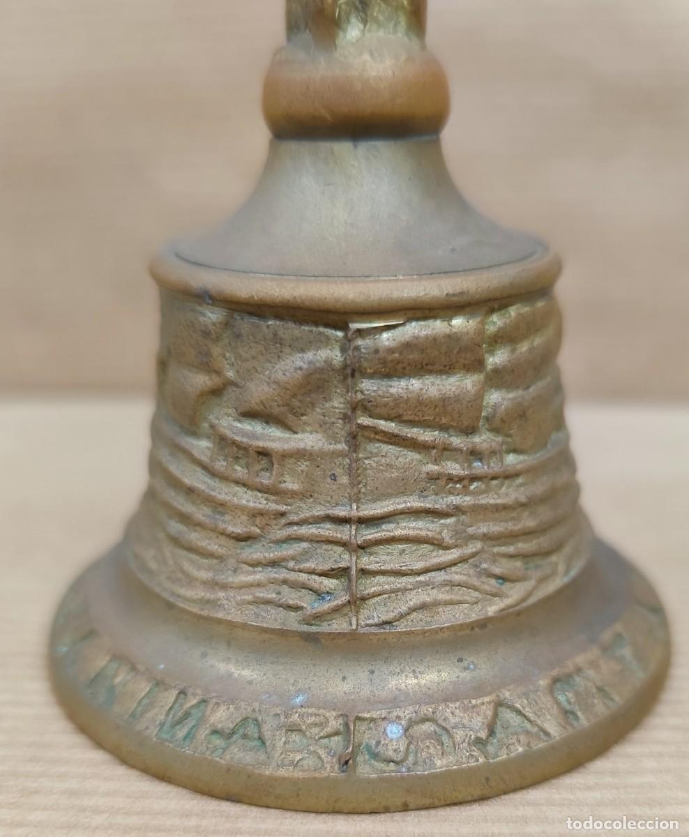 Antig&uuml;edades: Campanilla de bronce siglo XX - Foto 3