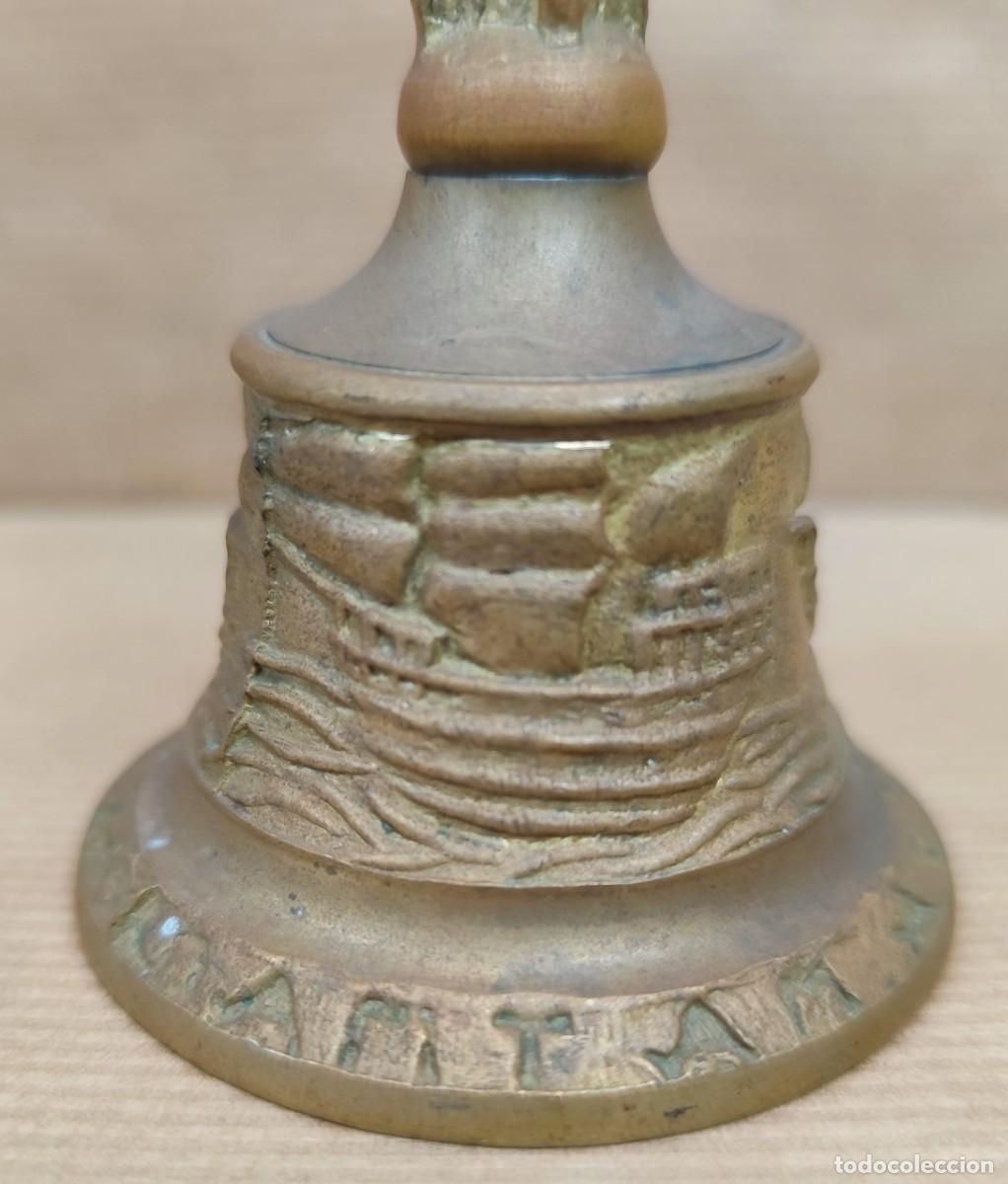 Antig&uuml;edades: Campanilla de bronce siglo XX - Foto 4