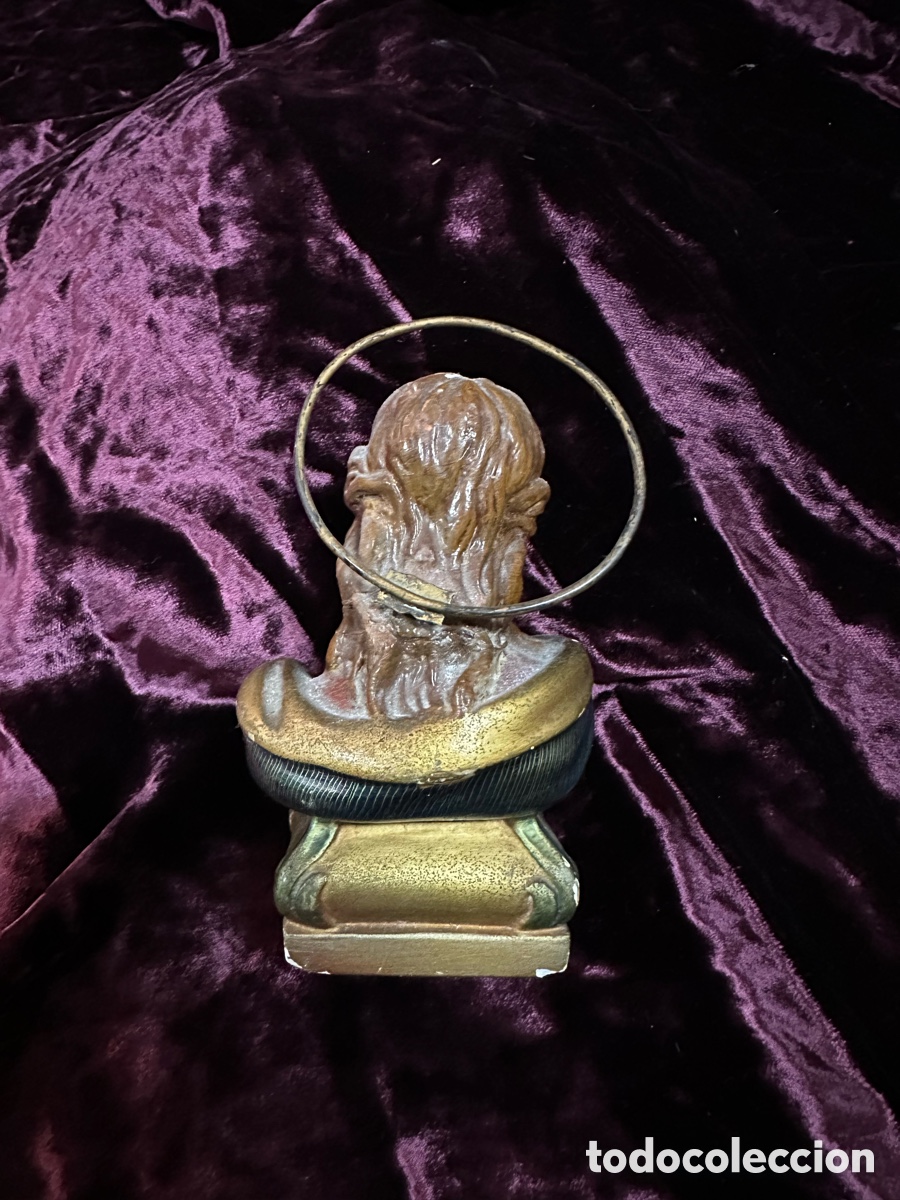 Antig&uuml;edades: Bonito busto de la Virgen en yeso - Foto 3