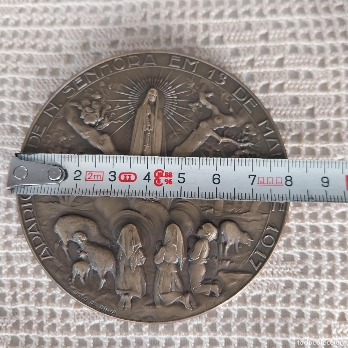 Antig&uuml;edades: Medalla de bronce Virgen de F&aacute;tima - Foto 3