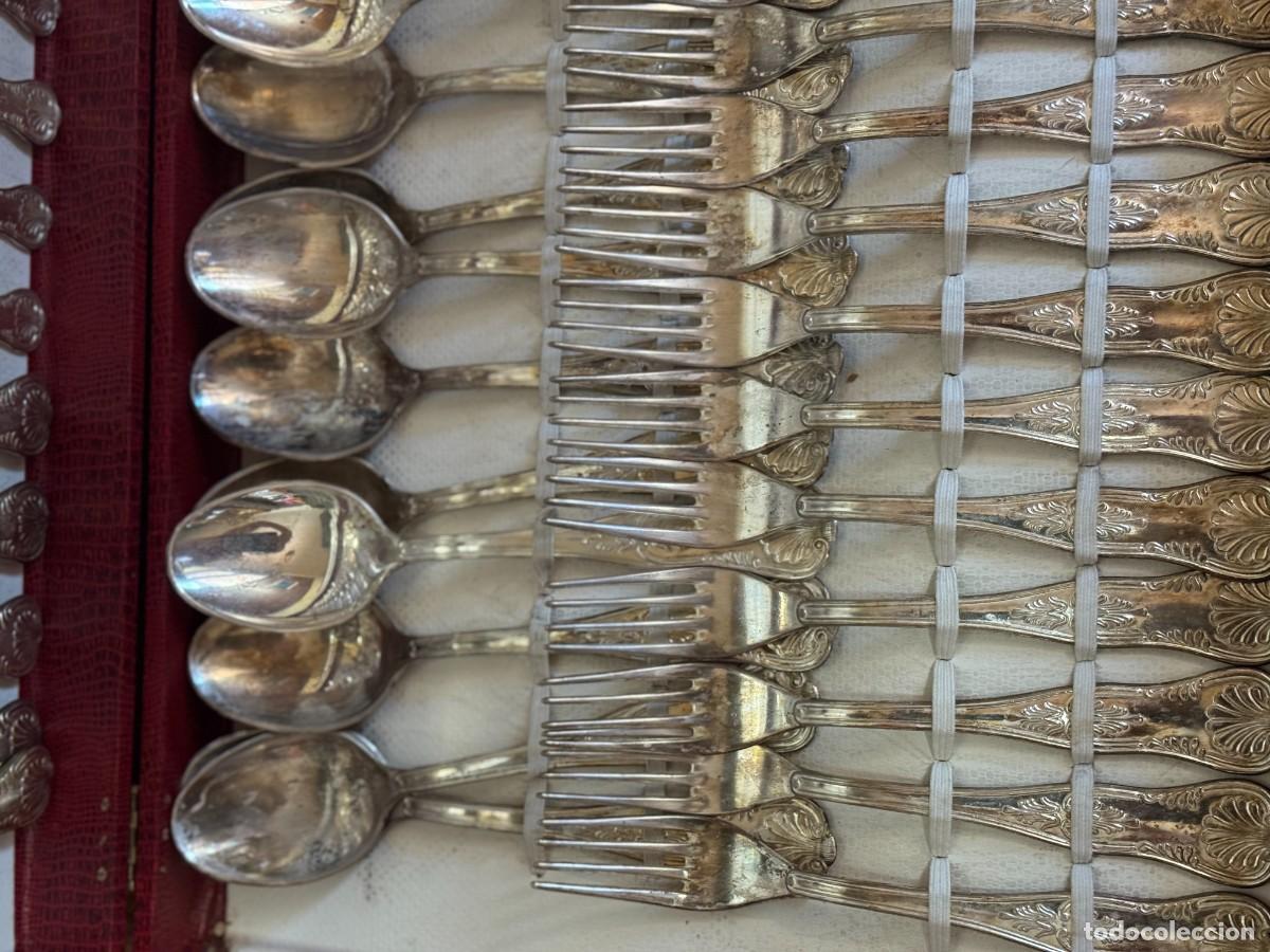 Antig&uuml;edades: CUBERTERIA DE PLATA ITALIANA - Foto 4