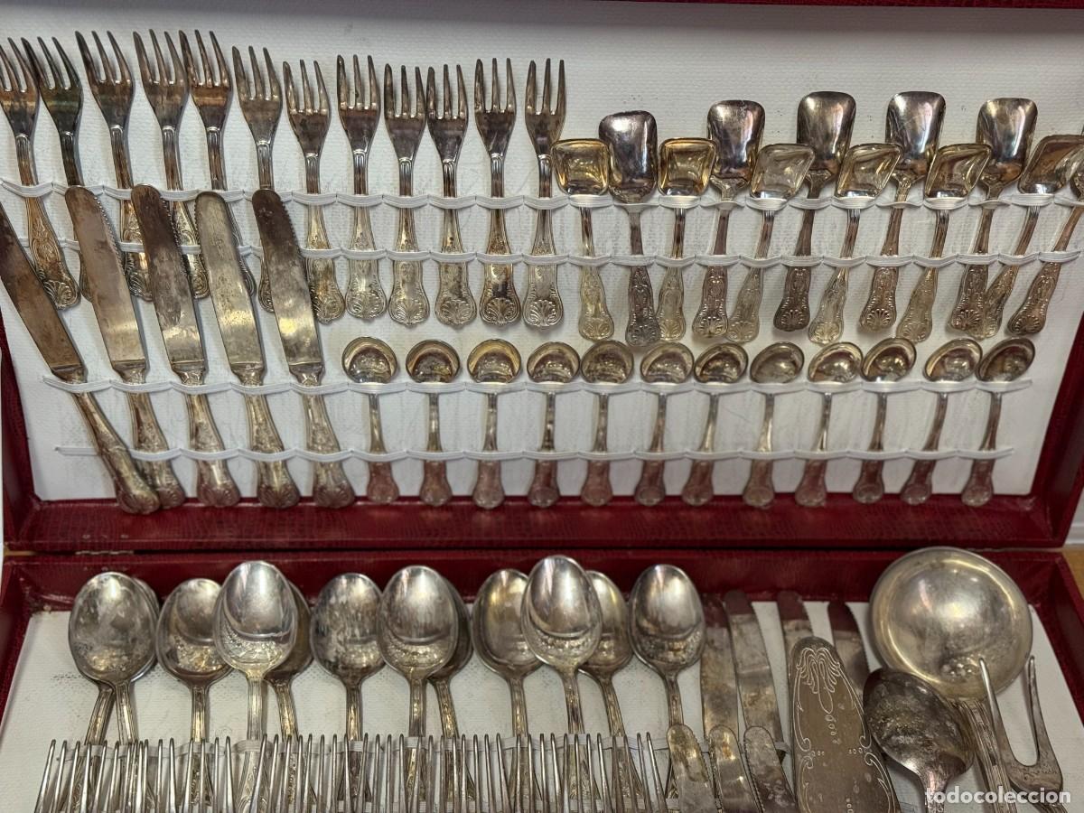 Antig&uuml;edades: CUBERTERIA DE PLATA ITALIANA - Foto 5
