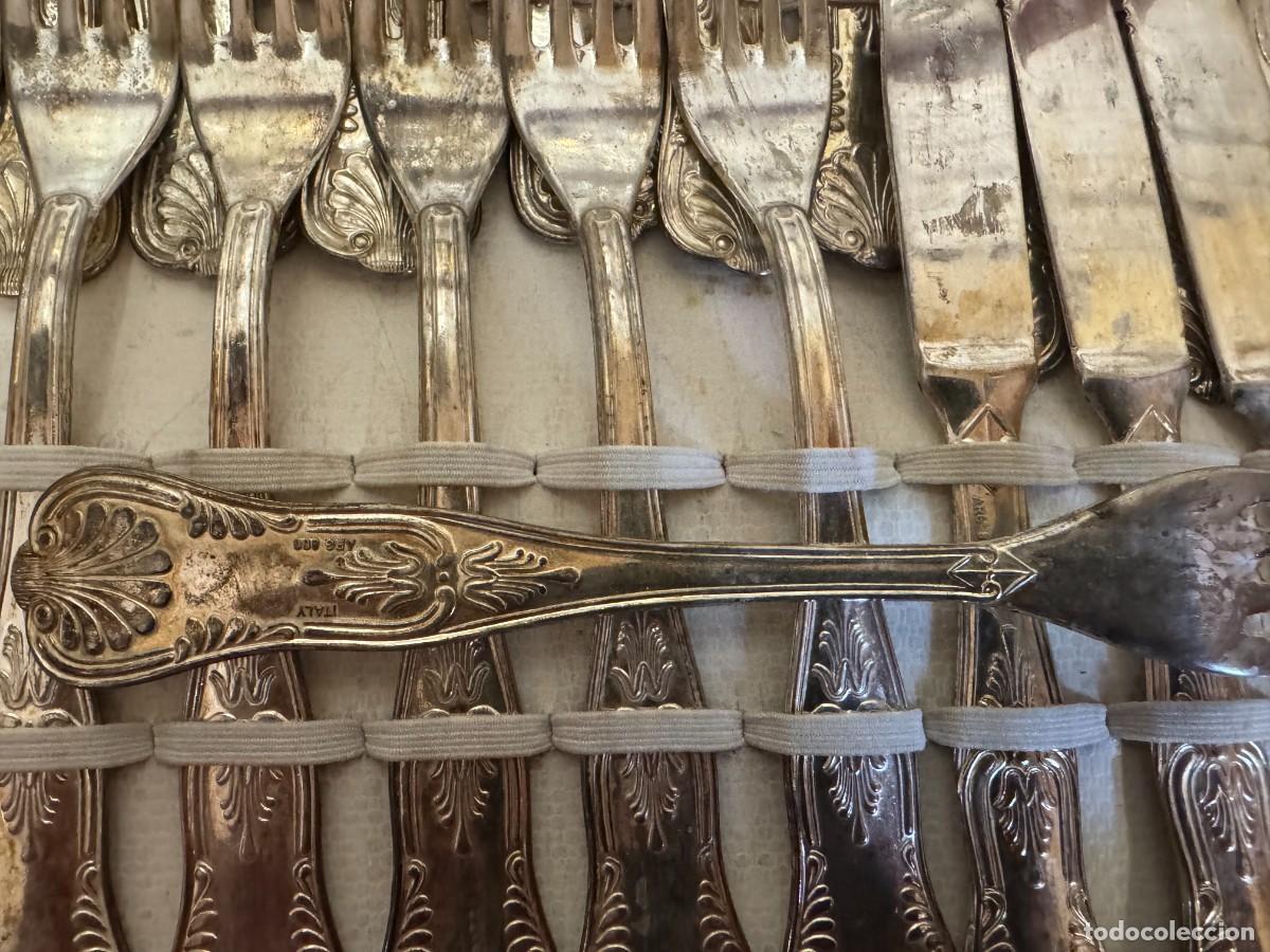 Antig&uuml;edades: CUBERTERIA DE PLATA ITALIANA - Foto 6