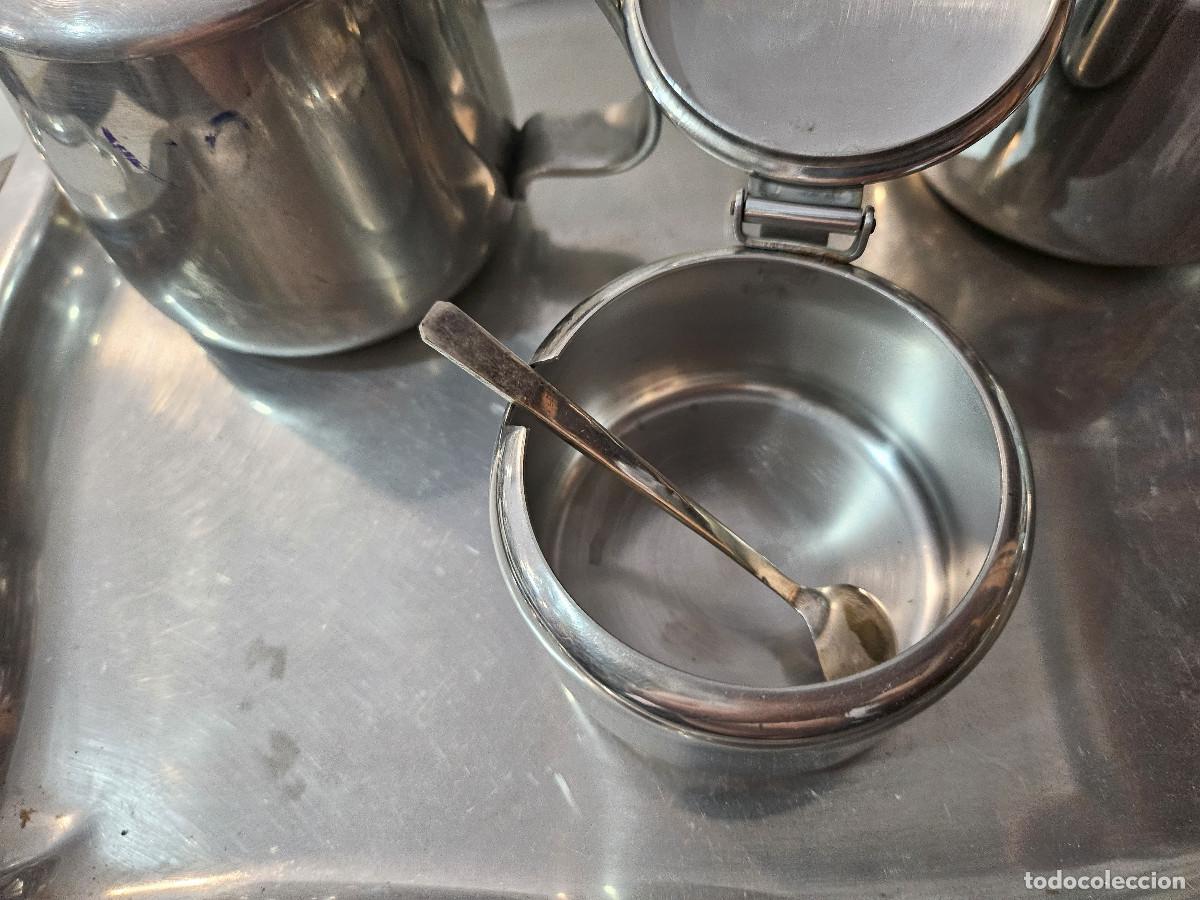 Antig&uuml;edades: bandeja con lecheras y azucareras - Foto 4