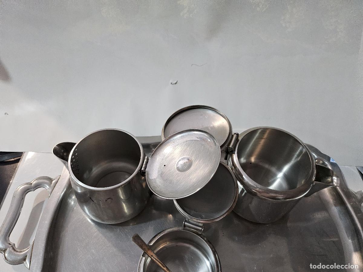 Antig&uuml;edades: bandeja con lecheras y azucareras - Foto 6