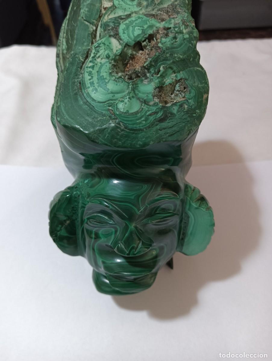 Antig&uuml;edades: Malachite polished Warrior head - Foto 3