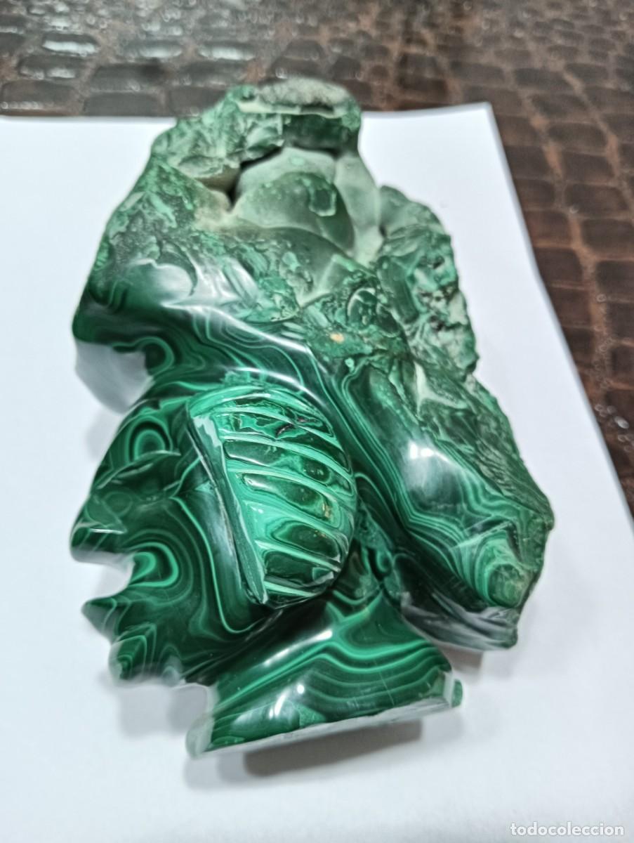 Antig&uuml;edades: Malachite polished Warrior head - Foto 4