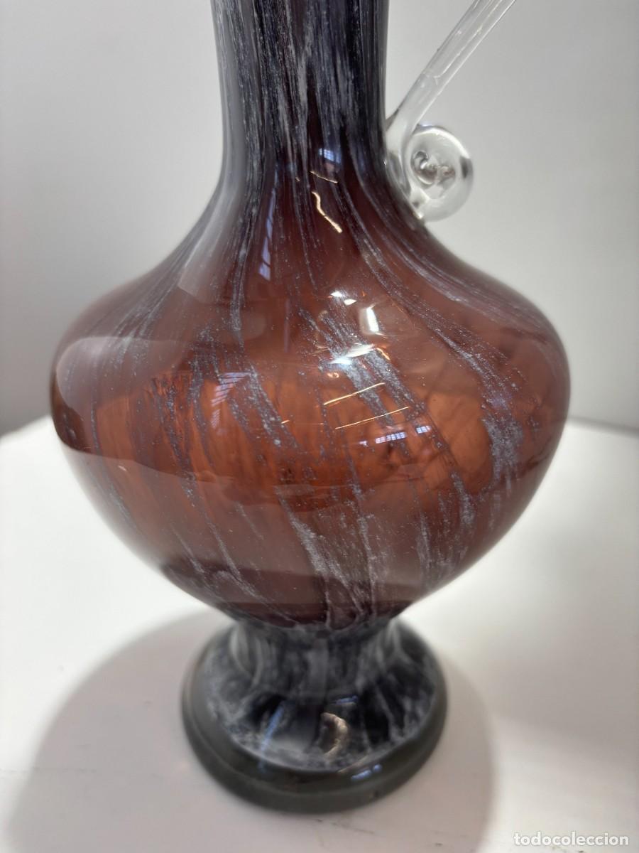 Antig&uuml;edades: JARRON FLORERO CENTRO CRISTAL MURANO GRANDE - Foto 2