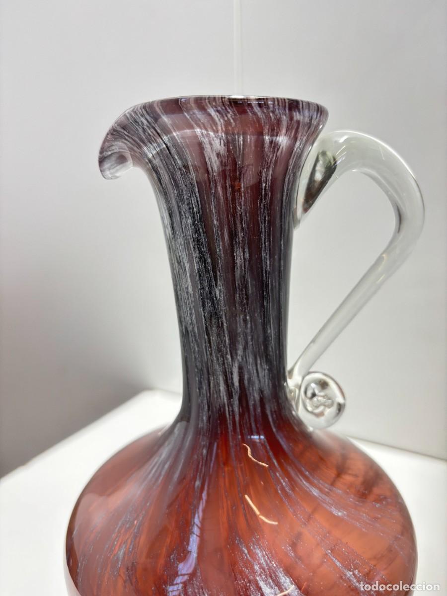 Antig&uuml;edades: JARRON FLORERO CENTRO CRISTAL MURANO GRANDE - Foto 3
