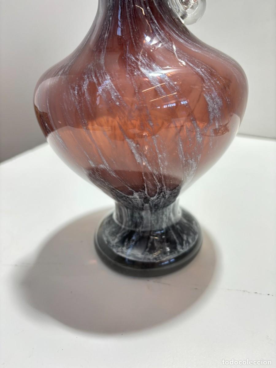 Antig&uuml;edades: JARRON FLORERO CENTRO CRISTAL MURANO GRANDE - Foto 4