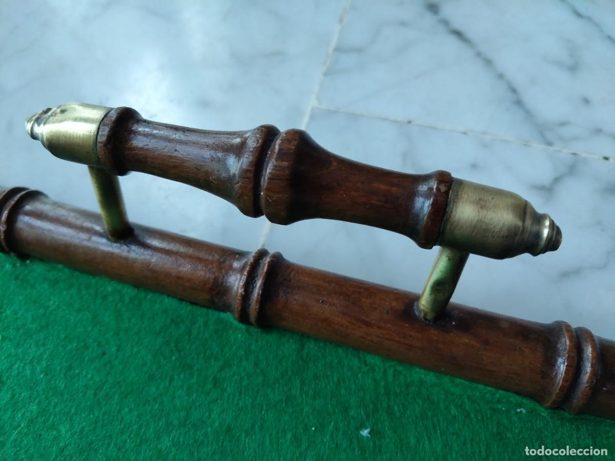 Antig&uuml;edades: Bandeja mueble accesorio colonial ingl&eacute;s - Foto 9