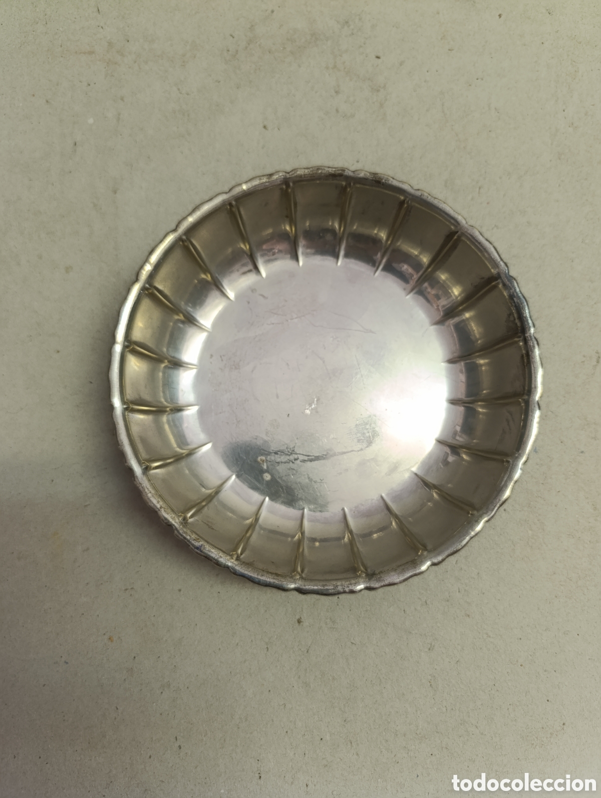 Antig&uuml;edades: PLATO O PLATILLO DE METAL. - Foto 4