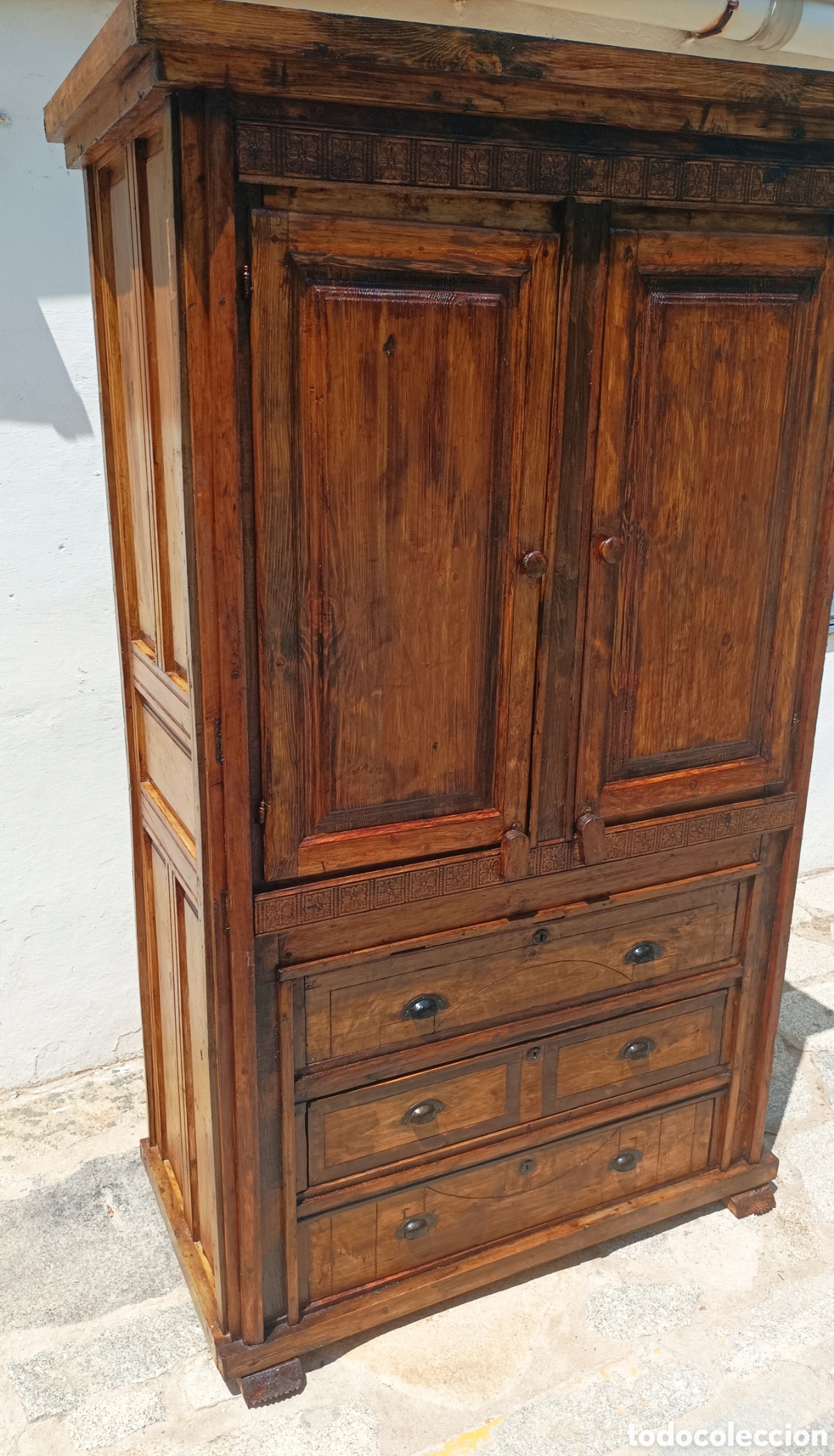 Antig&uuml;edades: Armario Ropero de madera - Foto 2