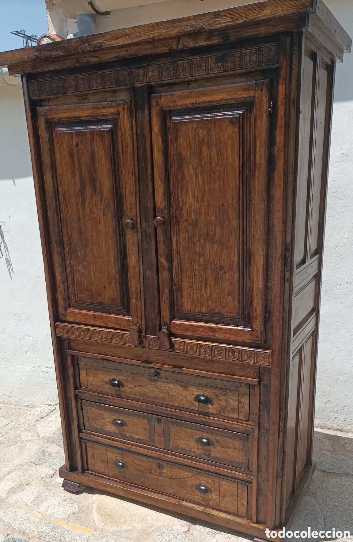 Antig&uuml;edades: Armario Ropero de madera - Foto 3
