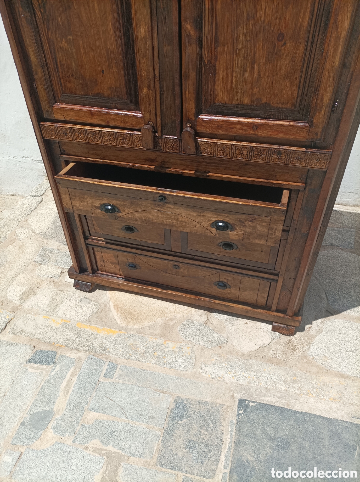 Antig&uuml;edades: Armario Ropero de madera - Foto 6