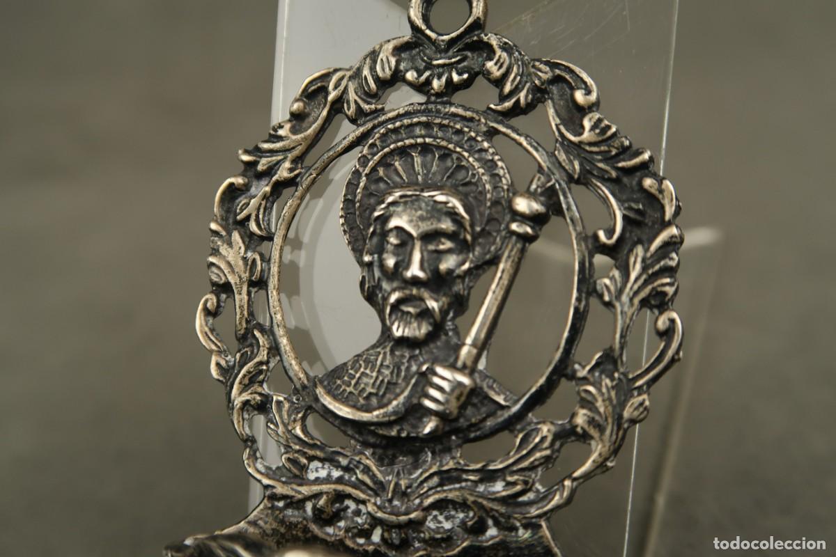 Antig&uuml;edades: Antigua Benditera de Plata - Foto 3