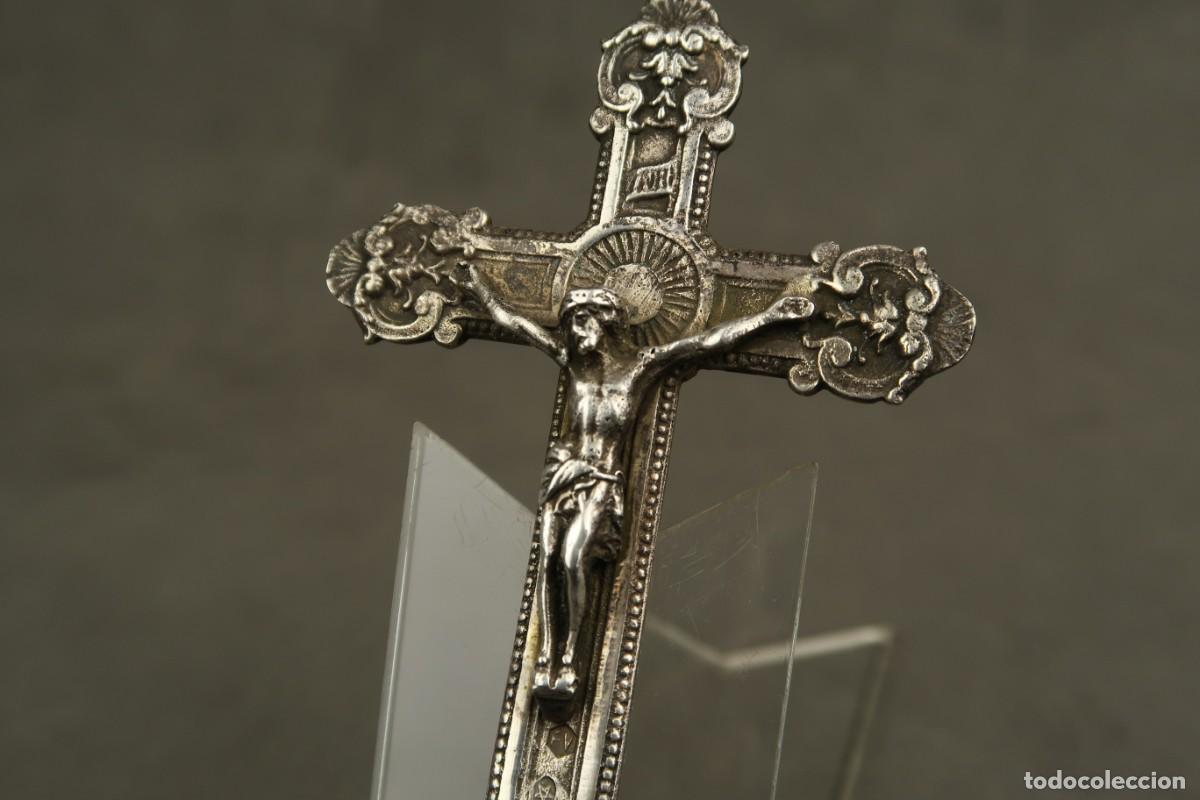 Antig&uuml;edades: Antigua Benditera de Plata - Foto 3