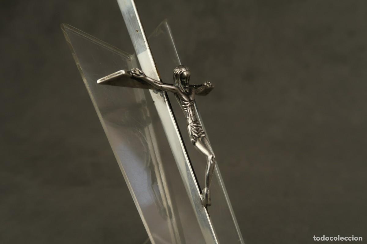Antig&uuml;edades: Antiguo Crucifijo de Plata - Foto 9