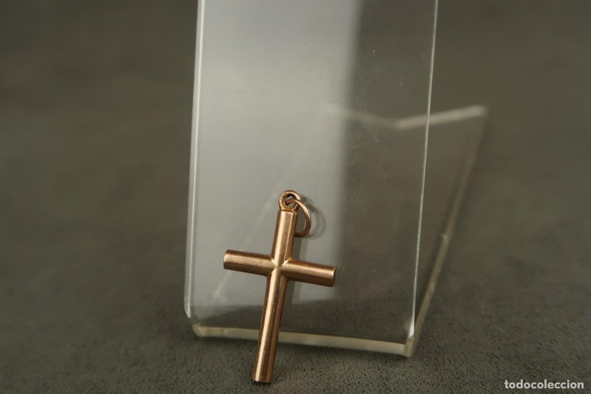 Antig&uuml;edades: Antigua Cruz de Oro 14k - Foto 4