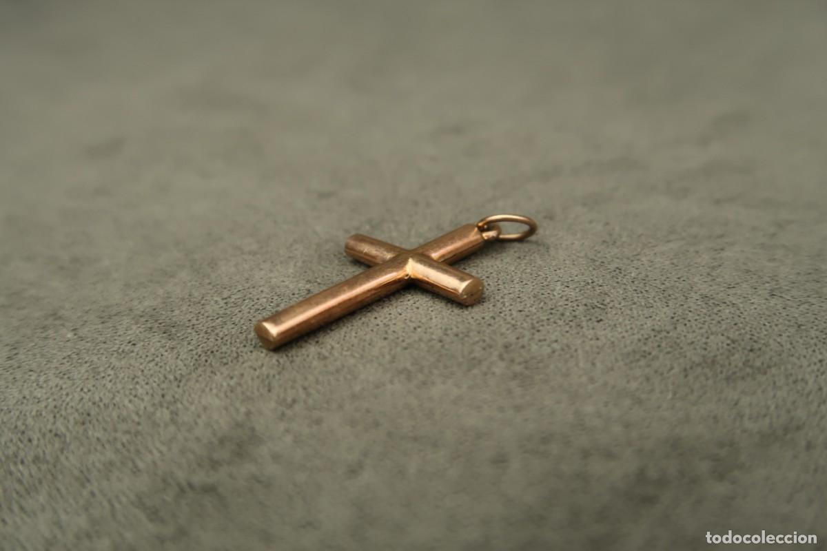 Antig&uuml;edades: Antigua Cruz de Oro 14k - Foto 9