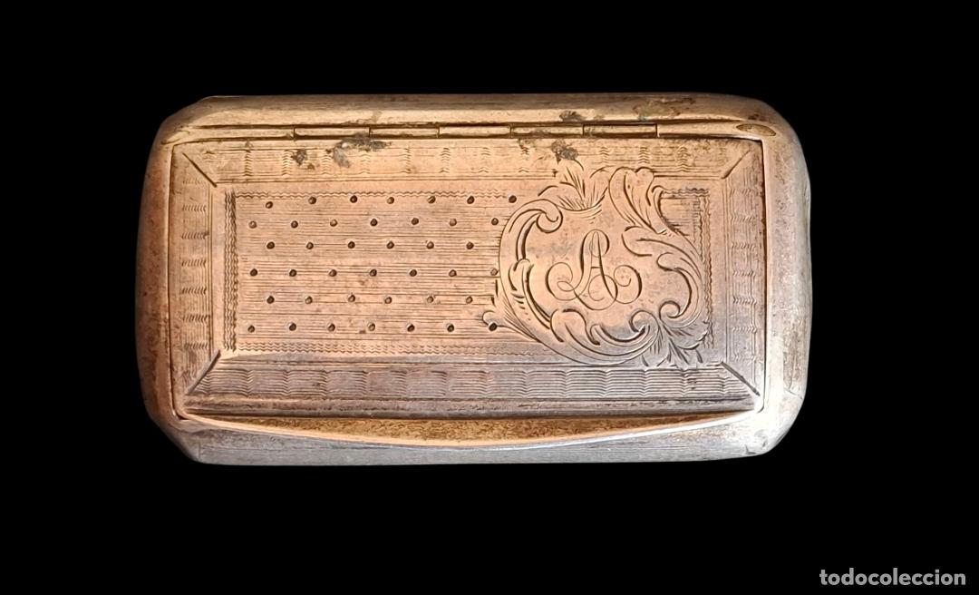 Antig&uuml;edades: (PLA-250600)PASTILLERO DE PLATA - Foto 1