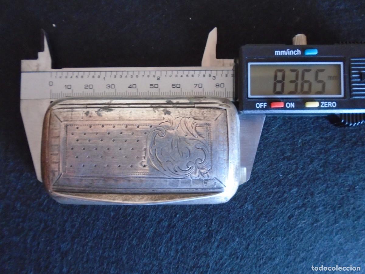 Antig&uuml;edades: (PLA-250600)PASTILLERO DE PLATA - Foto 4