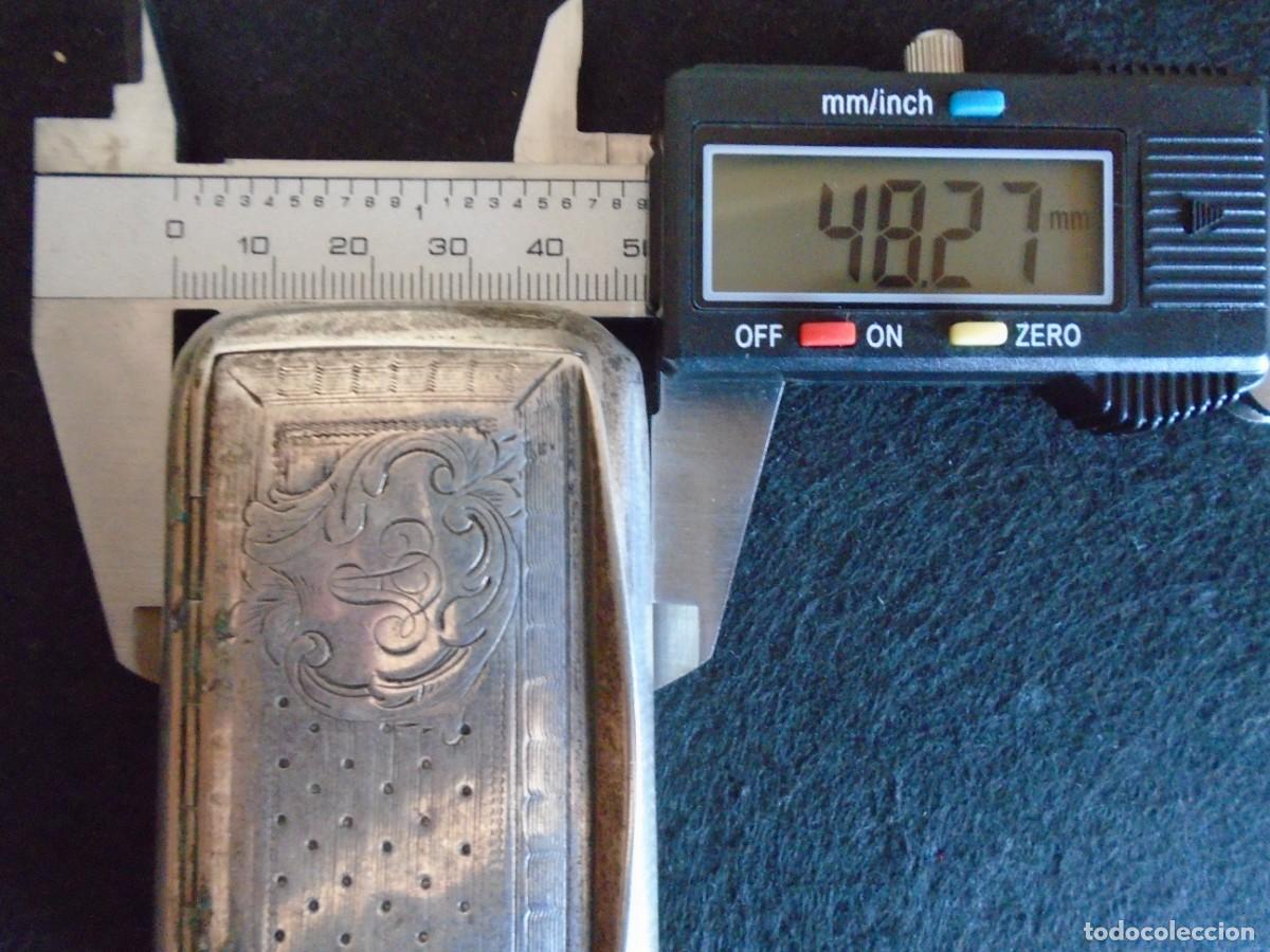Antig&uuml;edades: (PLA-250600)PASTILLERO DE PLATA - Foto 5