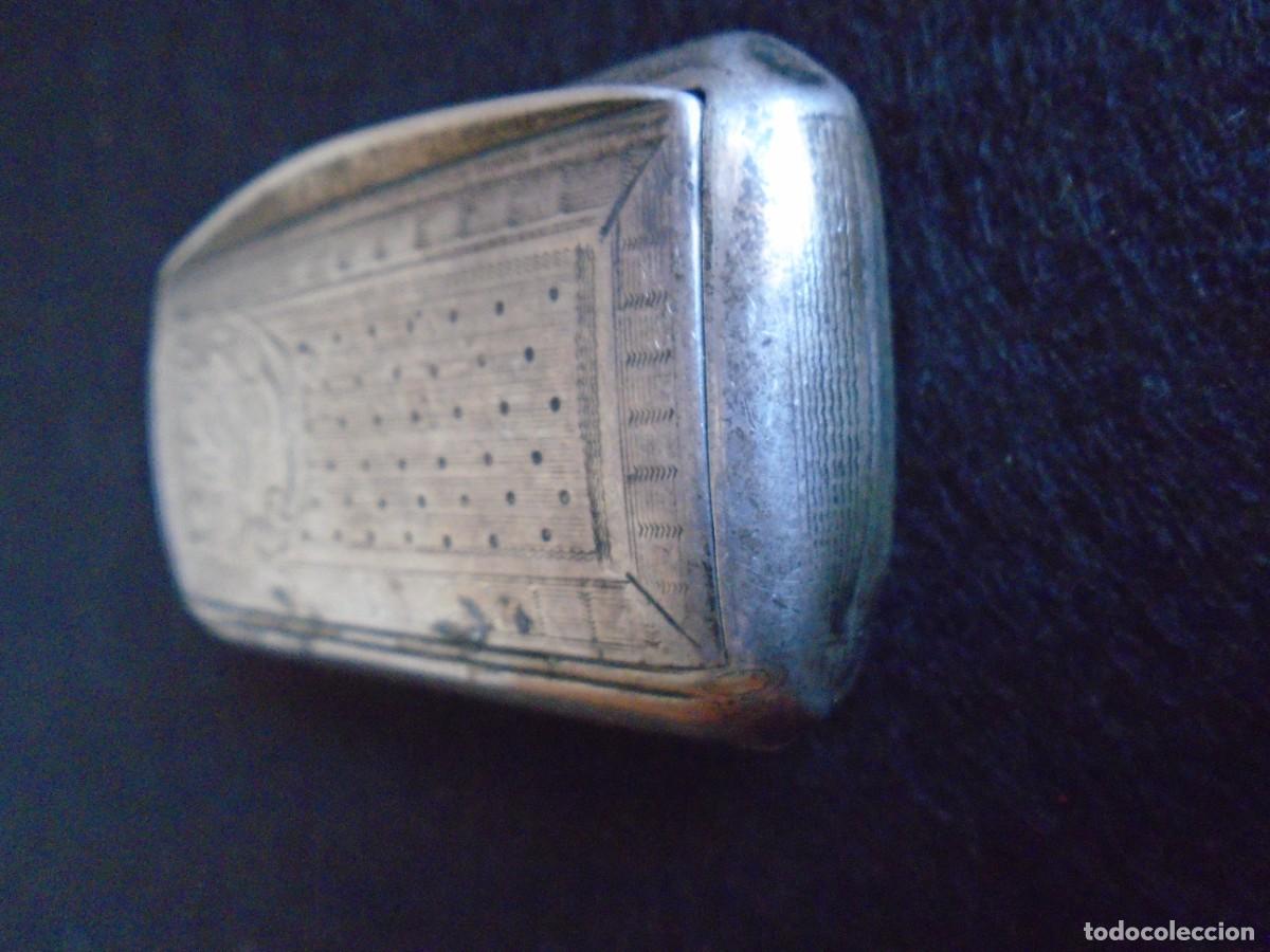 Antig&uuml;edades: (PLA-250600)PASTILLERO DE PLATA - Foto 8