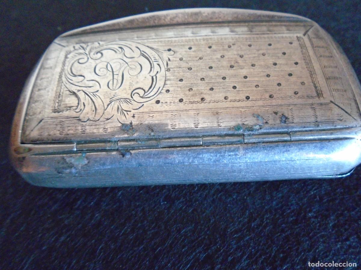 Antig&uuml;edades: (PLA-250600)PASTILLERO DE PLATA - Foto 11