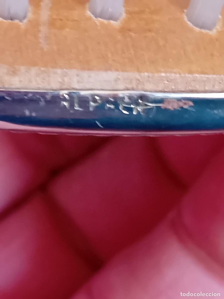 Antig&uuml;edades: Cepillo de alpaca plateada con inscripci&oacute;n - Foto 4
