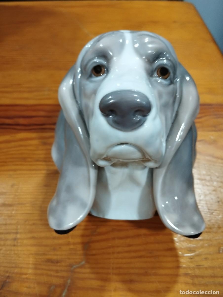 Antig&uuml;edades: PORCELANA CABEZA DE PERRO DE LLADR&Oacute;. - Foto 5