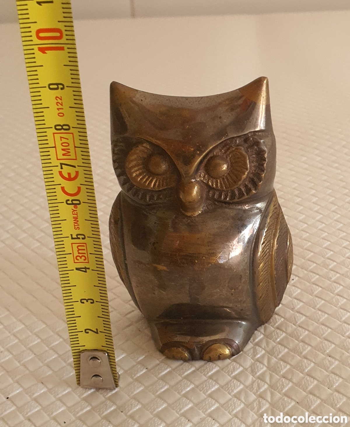 Antig&uuml;edades: Figura de b&uacute;ho en metal. - Foto 2