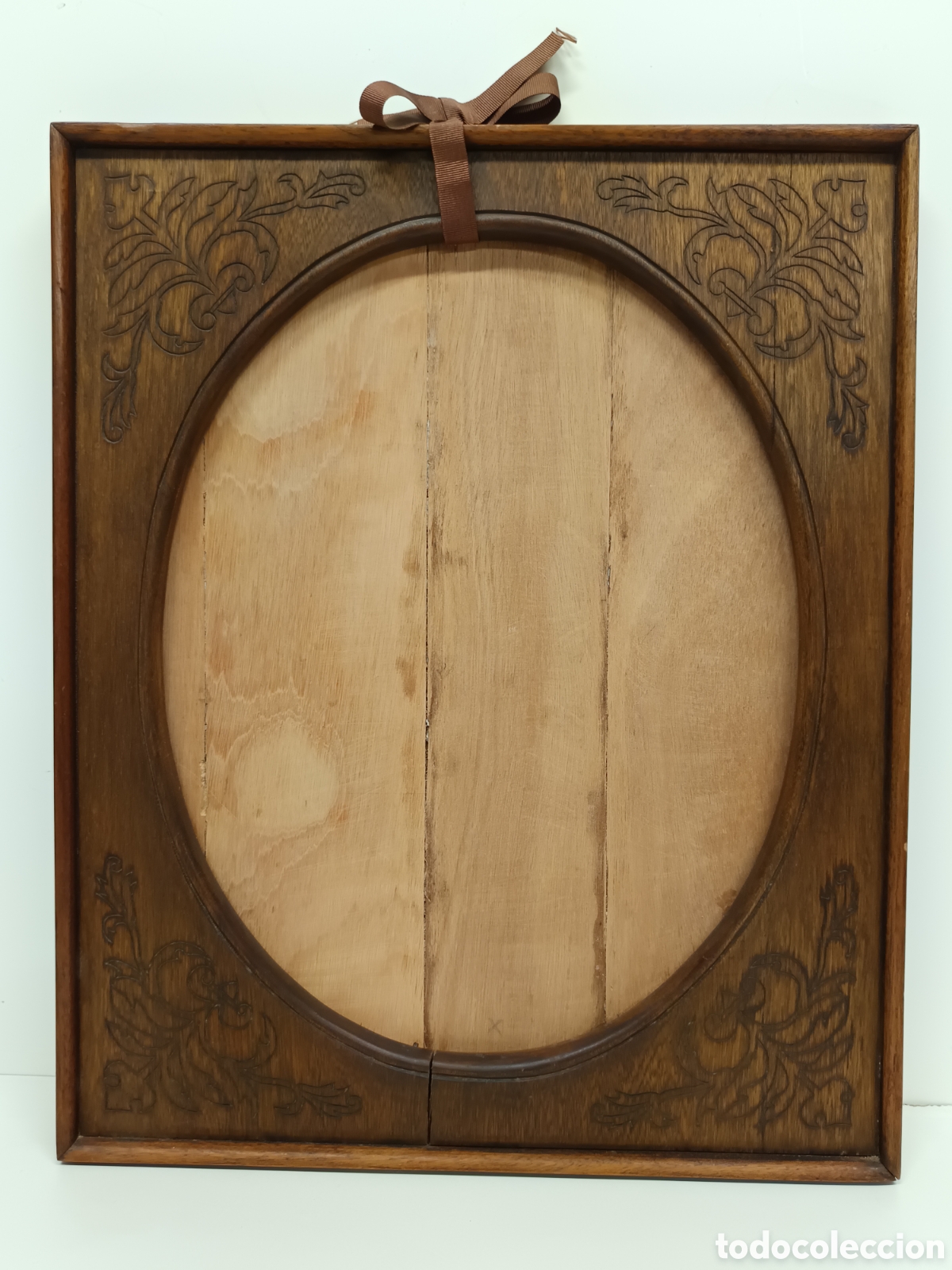 Antig&uuml;edades: Marco de madera ideal para espejo - Foto 1