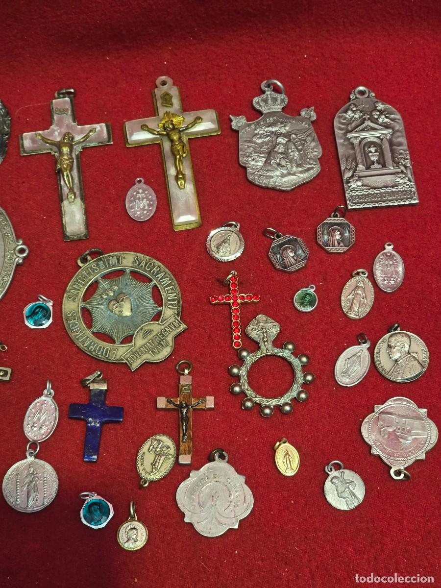 Antig&uuml;edades: LOTE DE MEDALLAS RELIGIOSAS - Foto 5