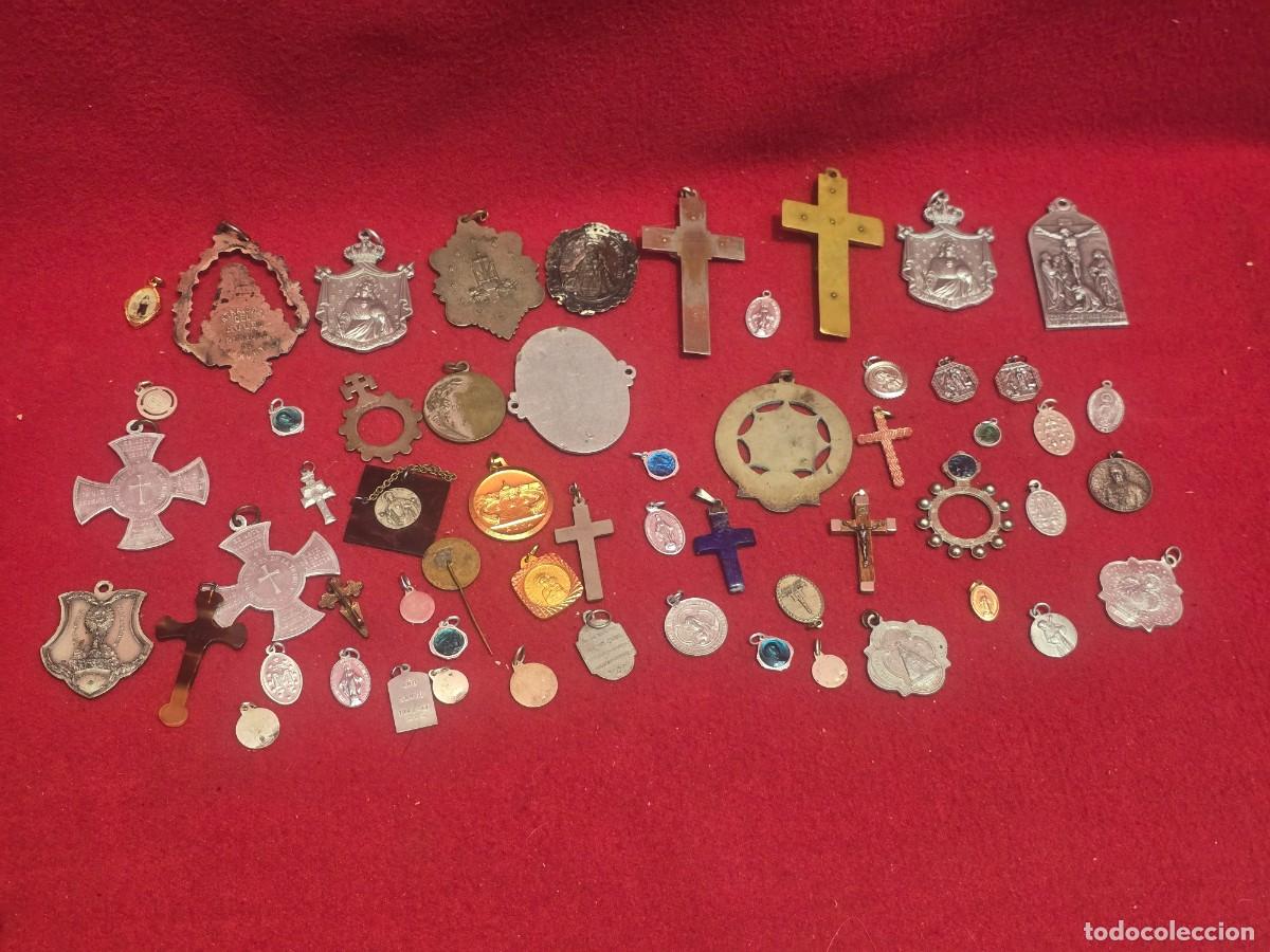 Antig&uuml;edades: LOTE DE MEDALLAS RELIGIOSAS - Foto 6