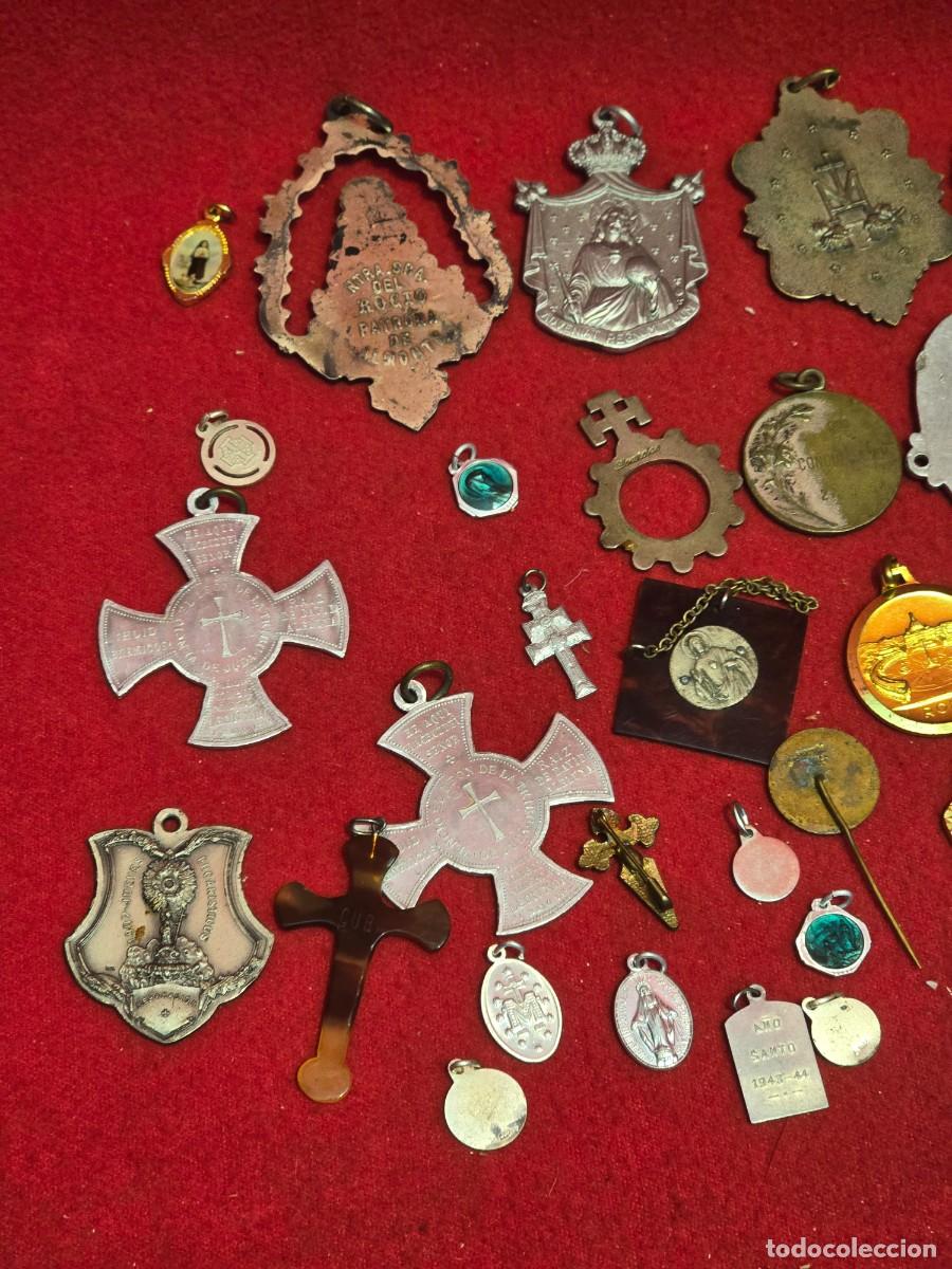 Antig&uuml;edades: LOTE DE MEDALLAS RELIGIOSAS - Foto 7