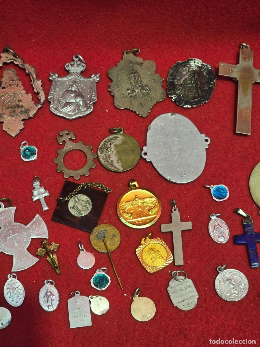 Antig&uuml;edades: LOTE DE MEDALLAS RELIGIOSAS - Foto 8