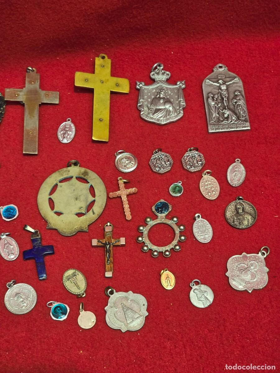 Antig&uuml;edades: LOTE DE MEDALLAS RELIGIOSAS - Foto 9