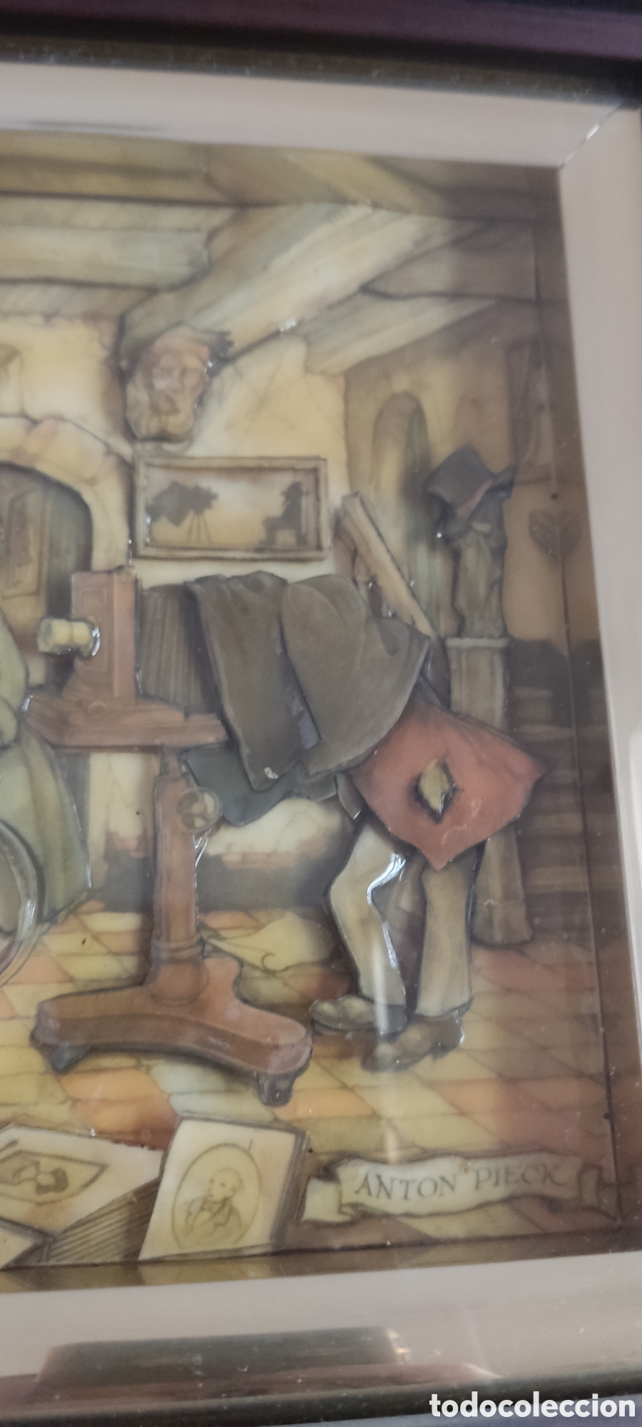 Antig&uuml;edades: Cuadro 3D Anton Pieck - Foto 6