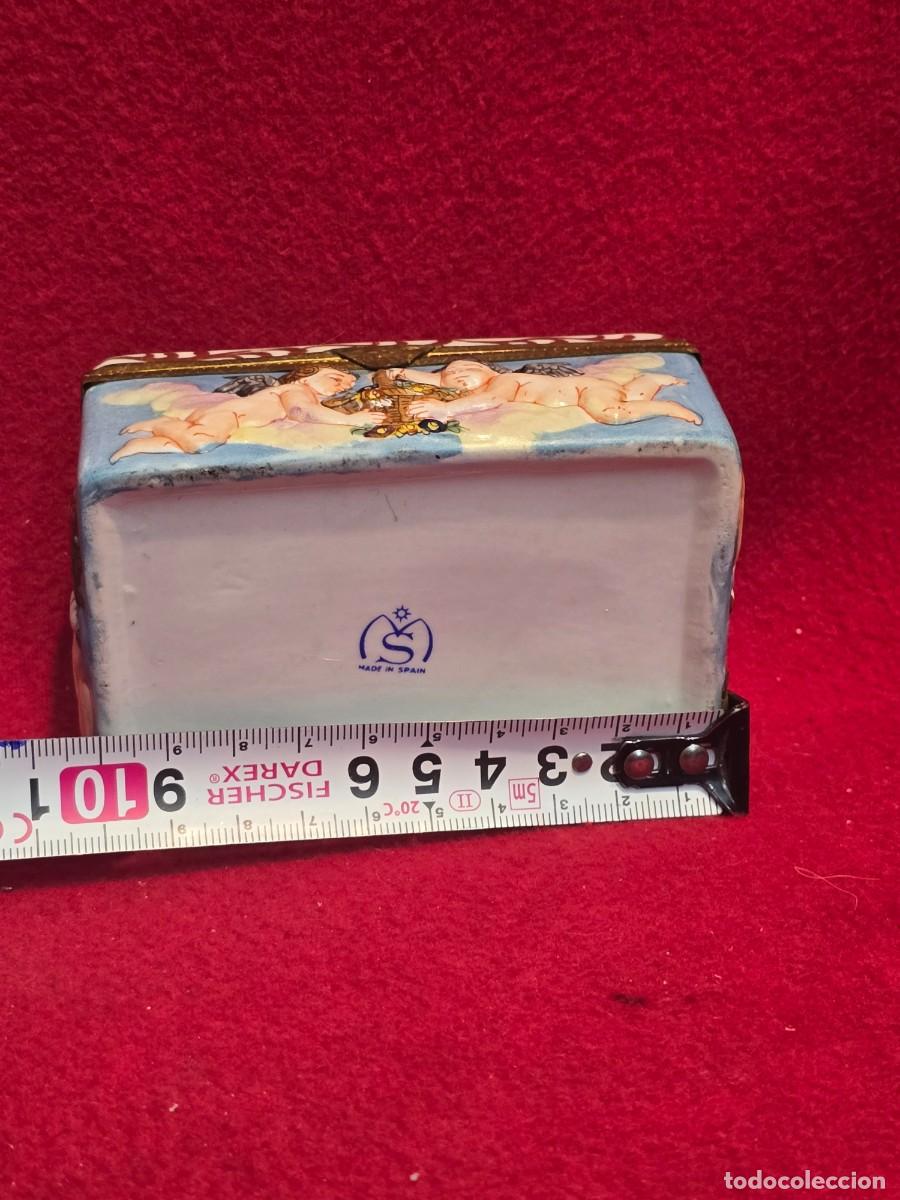 Antig&uuml;edades: CAJA DE PORCELANA ESTILO DE CAPODIMONTE - Foto 7